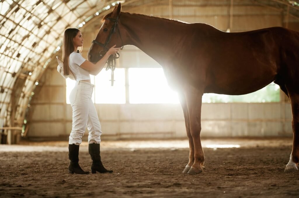 tranquil-scene-standing-beautiful-young-woman-is-2025-03-18-20-35-31-utc
